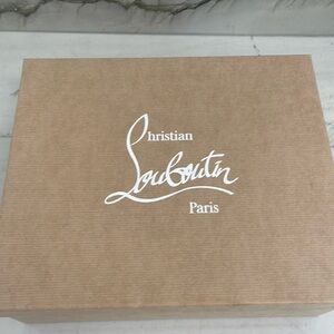 Christian Louboutin Shoe Box (EMPTY) with tissue paper (wedges box)